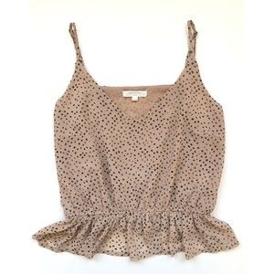 Grade and Gather Beige Women’s Cami Crop Top Size Large